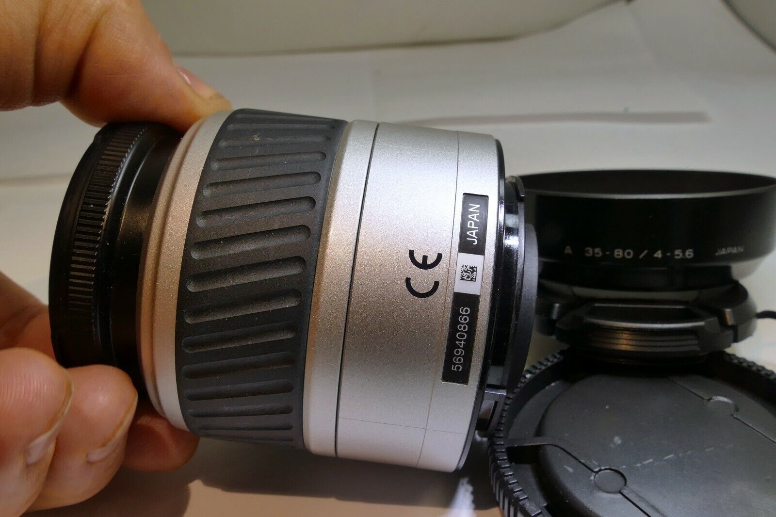Minolta 35-80mm f4-5.6 Lens For α37 α58 α68 Alpha auto focus w/ caps hood