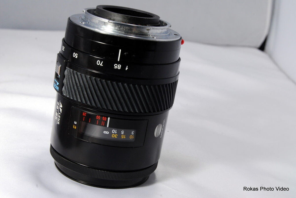 Used Minolta 28-85mm f3.5-5.6 Lens For Parts or Repair (SN 31201480)