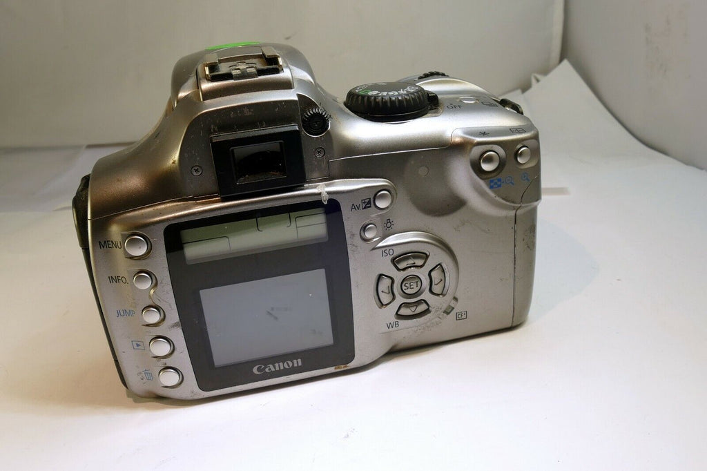 Canon EOS 300D 6MP Digital REBEL SLR Camera - Silver (Body Only) - AS IS - NO AF