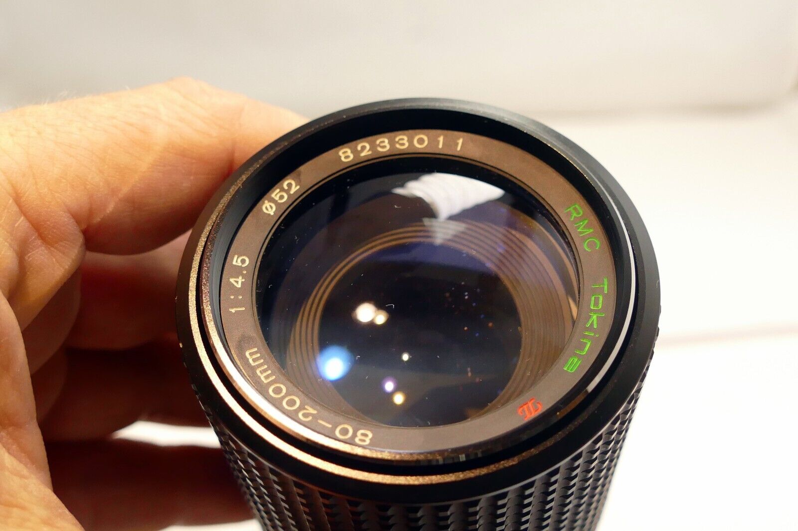 RMC Tokina 80-200mm f4.5 manual focus Lens for Minolta MD mount (w/ light haze)