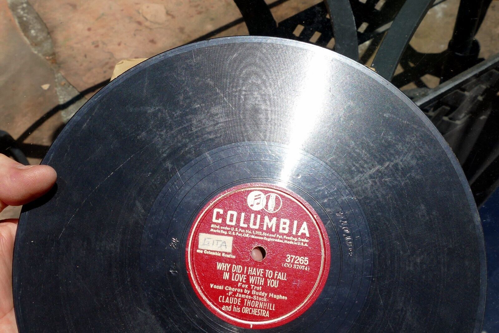 10" Claude Thornhill And His Orchestra Far Away Island Why Did Fall 37265 1947