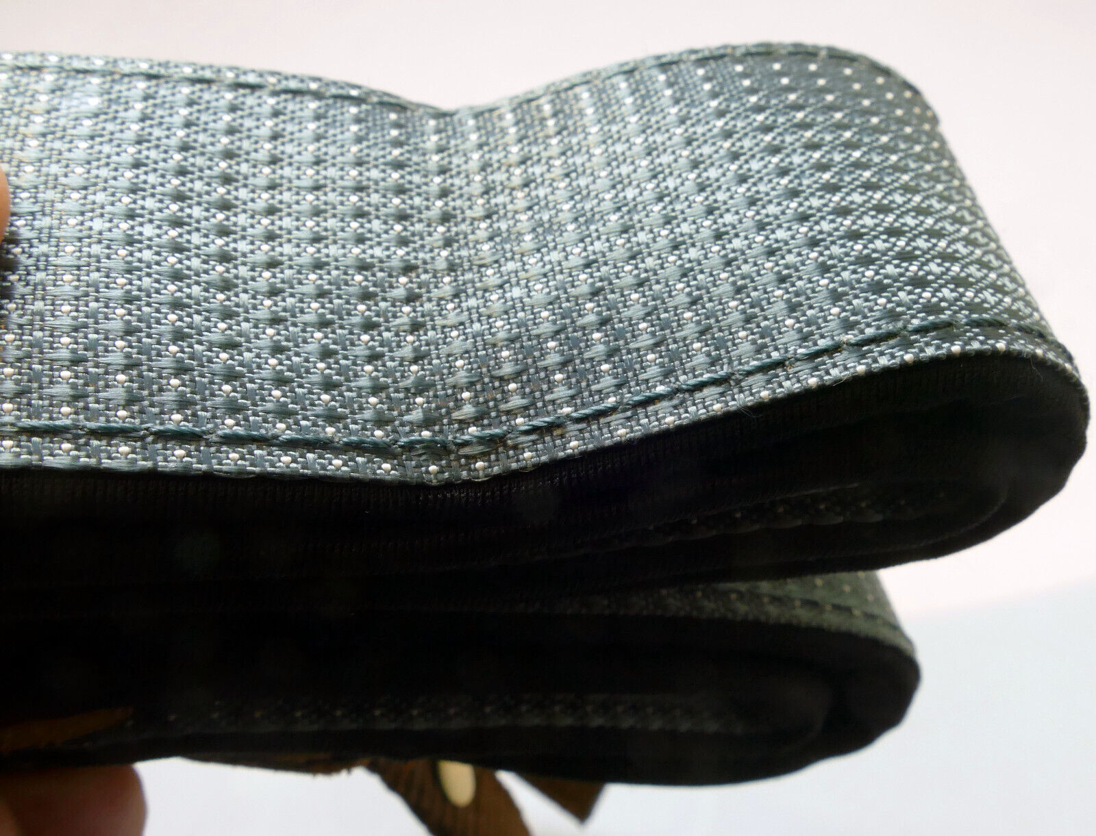 Gray Teal Camera Neck strap 4cm wide with quick release