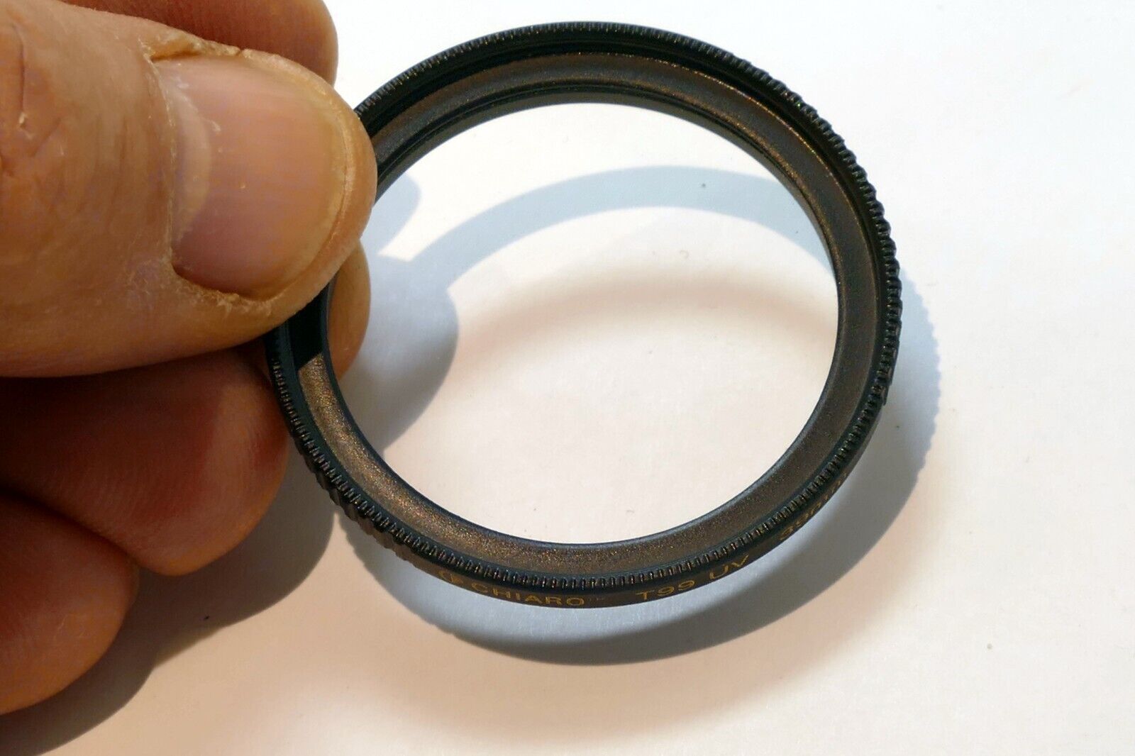 Chiaro T99 39mm UV Lens Filter Multi-Coated 99-UVBTS39m with ribbed rim