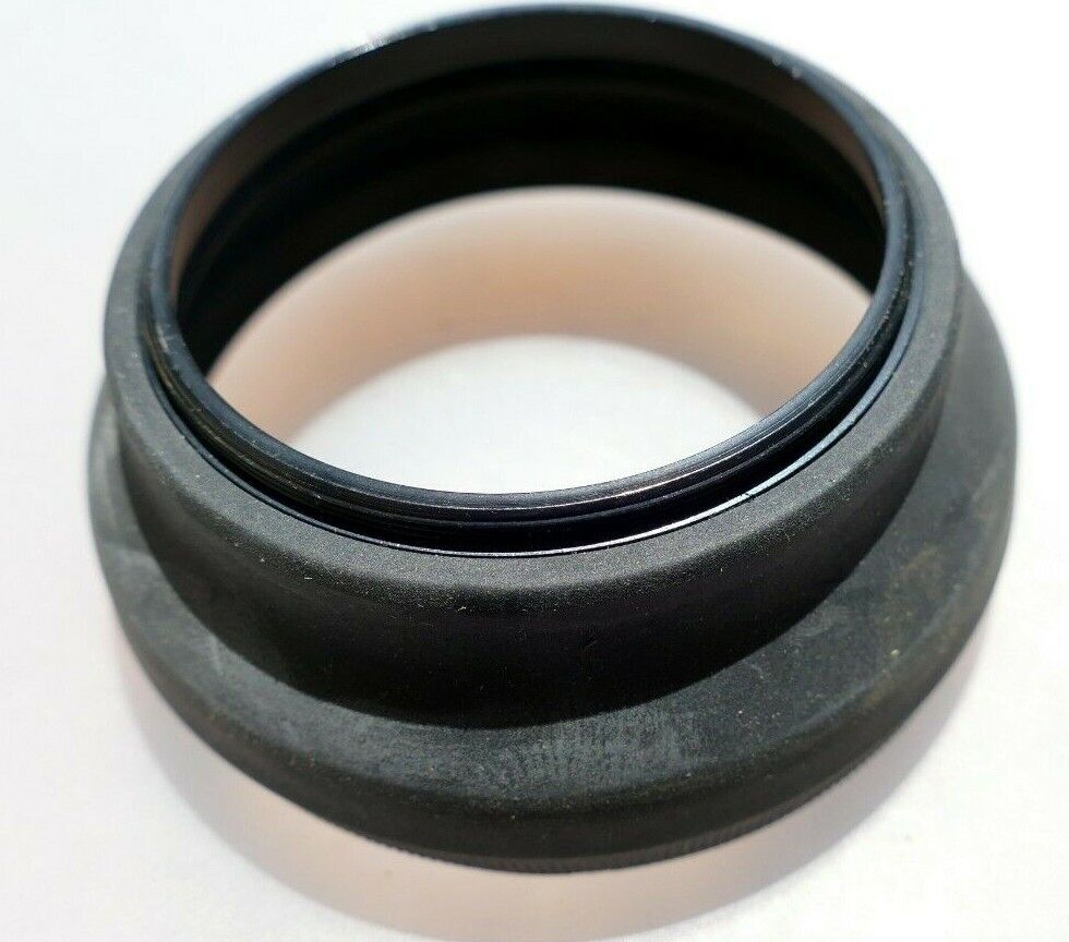 62mm Lens Rubber Hood shade double threaded for  telephoto zoom