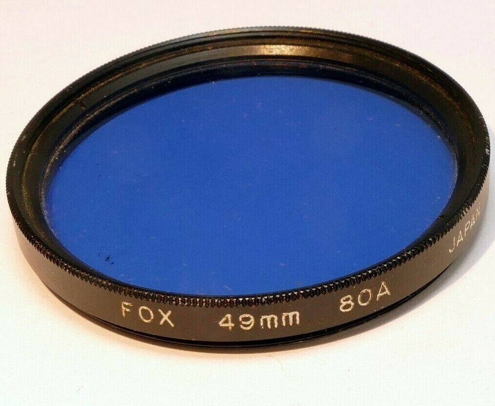 Fox  80A 49mm Filter  Blue