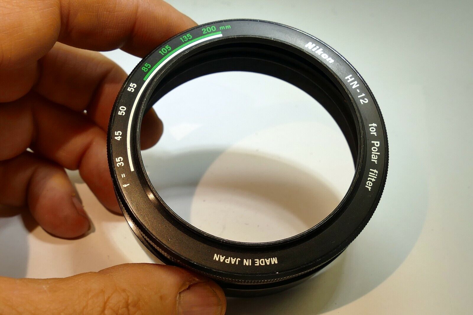 Nikon HN-12 Lens Hood Shade Metal for Polar filter 52mm screw in type