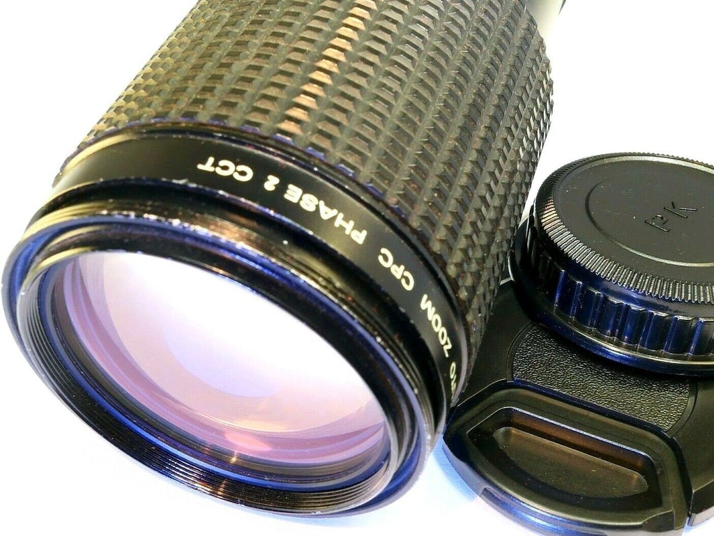 CPC Phase 70-200mm f4.0 lens manual focus Telephoto for Pentax A KA KR Super