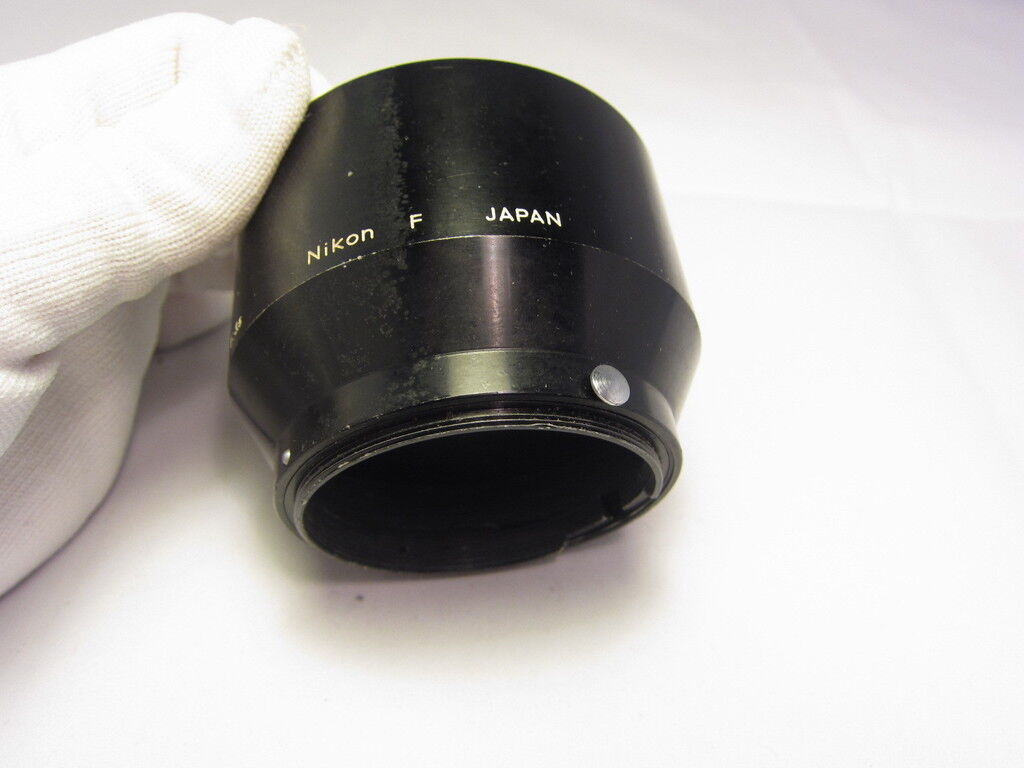 Genuine Nikon F Metal Hood 10.5cm 13.5cm f2.5 f3.5  Made in Japan 6209041