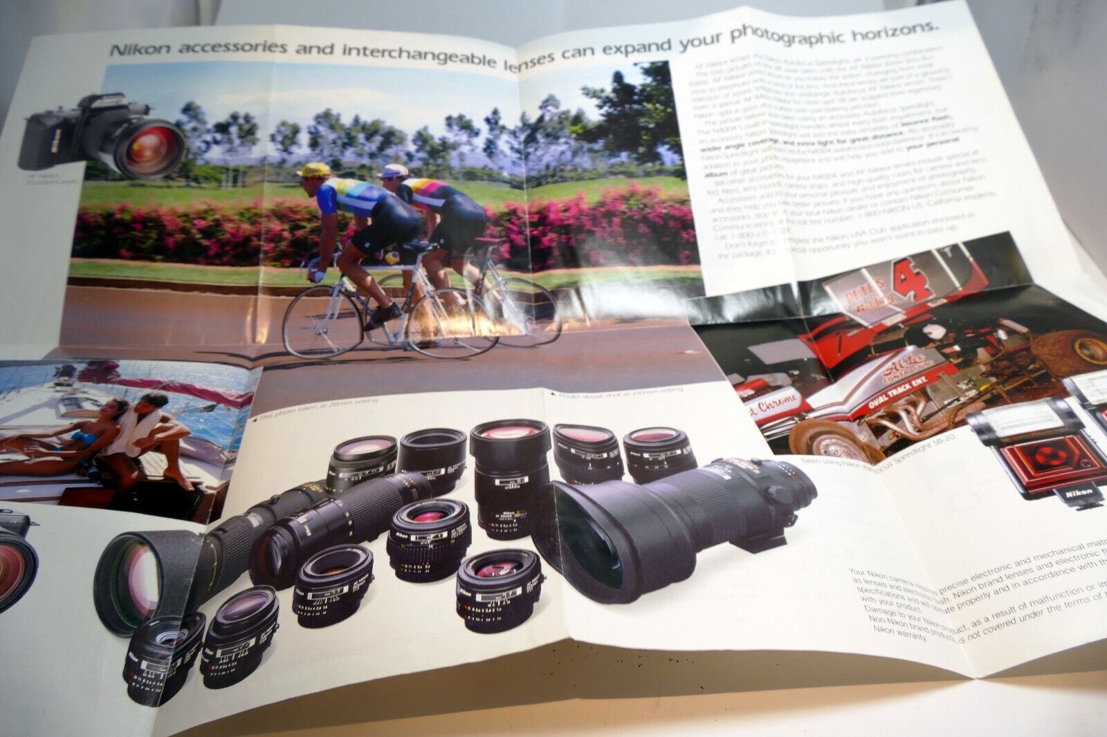 Nikon N4004 AF camera  Photo Guide Brochure accessory list