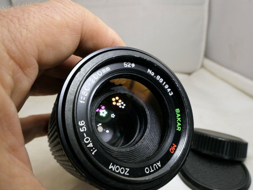 Sakar 80-200mm f4-5.6 manual focus for Pentax KR KA A mount digital