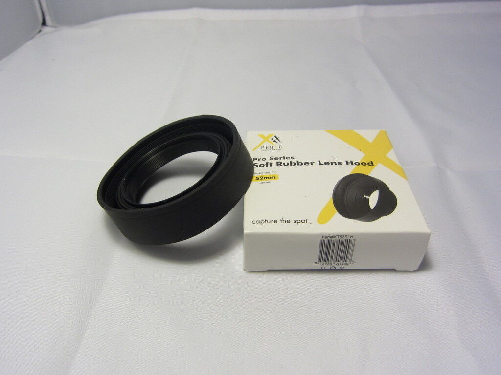 Collapsible Rubber Pro Series Lens Hood 52mm Mint Condition Telephoto 135mm 200m