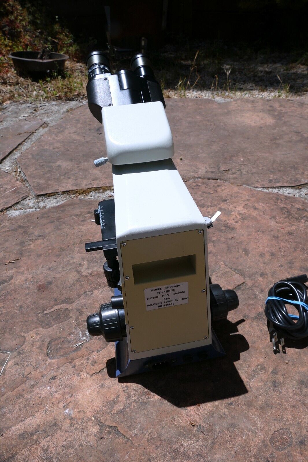 N-180M Biological Lab Medical Microscope Novel - w/ 4X 10X PH 160 0.17 objective