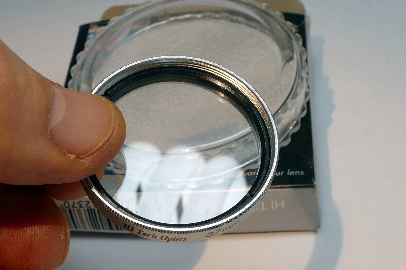 Hi Tech Optics 37mm MC UV Lens Filter Multi-Coated for camcorder (chrome rim)