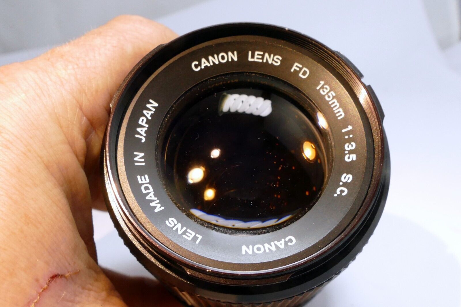 Canon 13mm f3.5 SC FD Lens for manual focus telephoto -   Aperture stuck AS IS