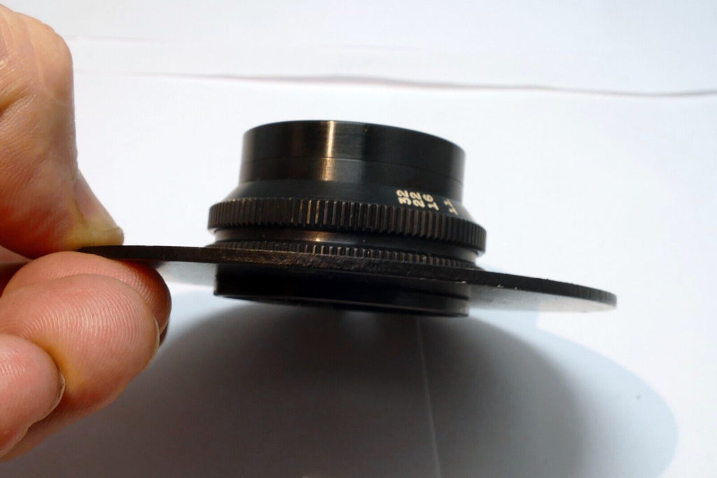 Wollensak 5 3/8" (138mm) f4.5 Graphic Raptar lens