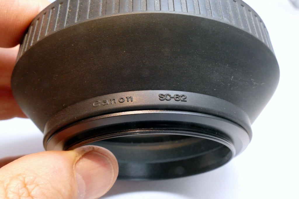 Canon SC-62 62mm Collapsible Rubber Lens Hood Shade screw in OEM Genuine