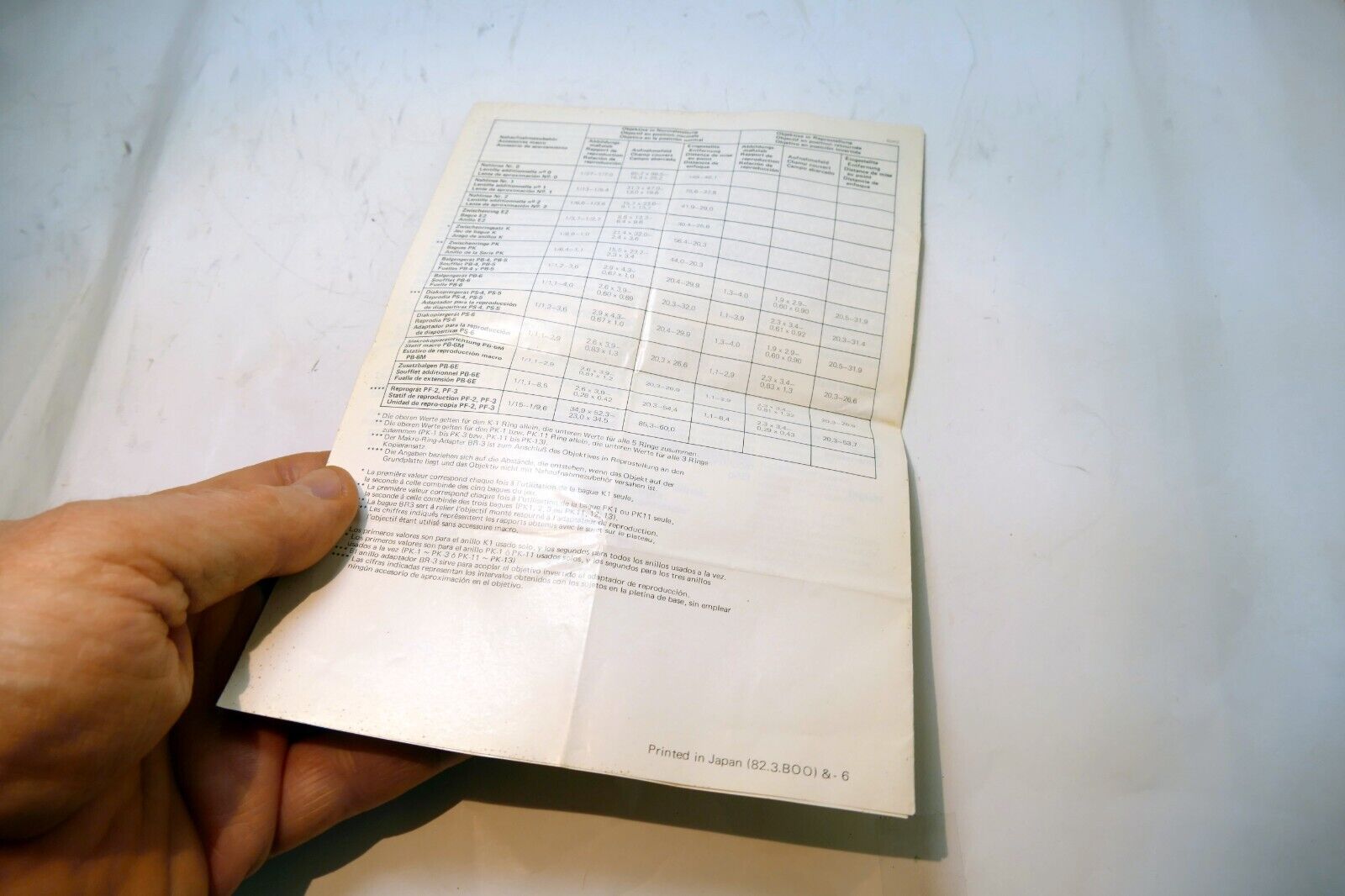 Nikon E series 50mm f1.8  Ai-s LENS Instruction Guide Manual 1982