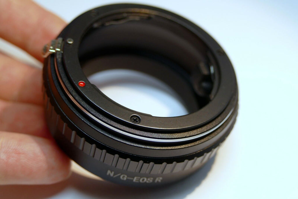 Nikon AF-S AI-S G F Lens mount adapter ring to Canon EOS R RF full frame Camera