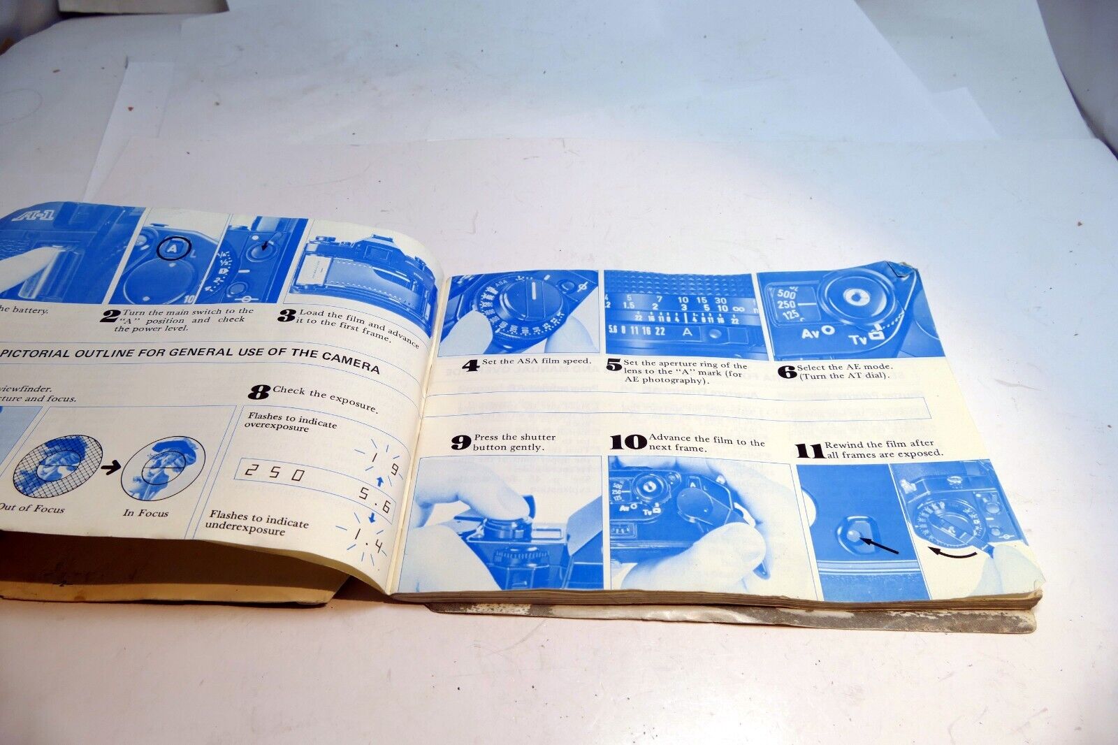 Canon A-1 Camera Manual Original Instruction Guide Book A1  English EN