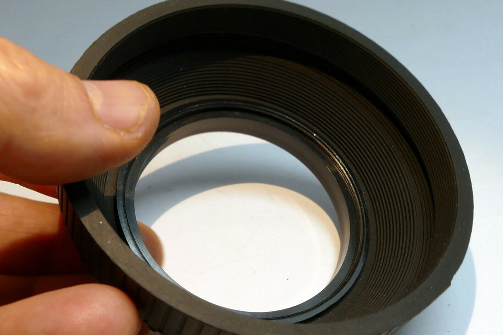 62mm Rubber Lens Hood Shade threaded screw in telephoto