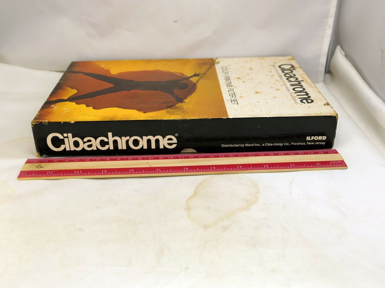 Empty Box for Ilford Cibachrome  Filter Gelatin set 12X7X1.5"