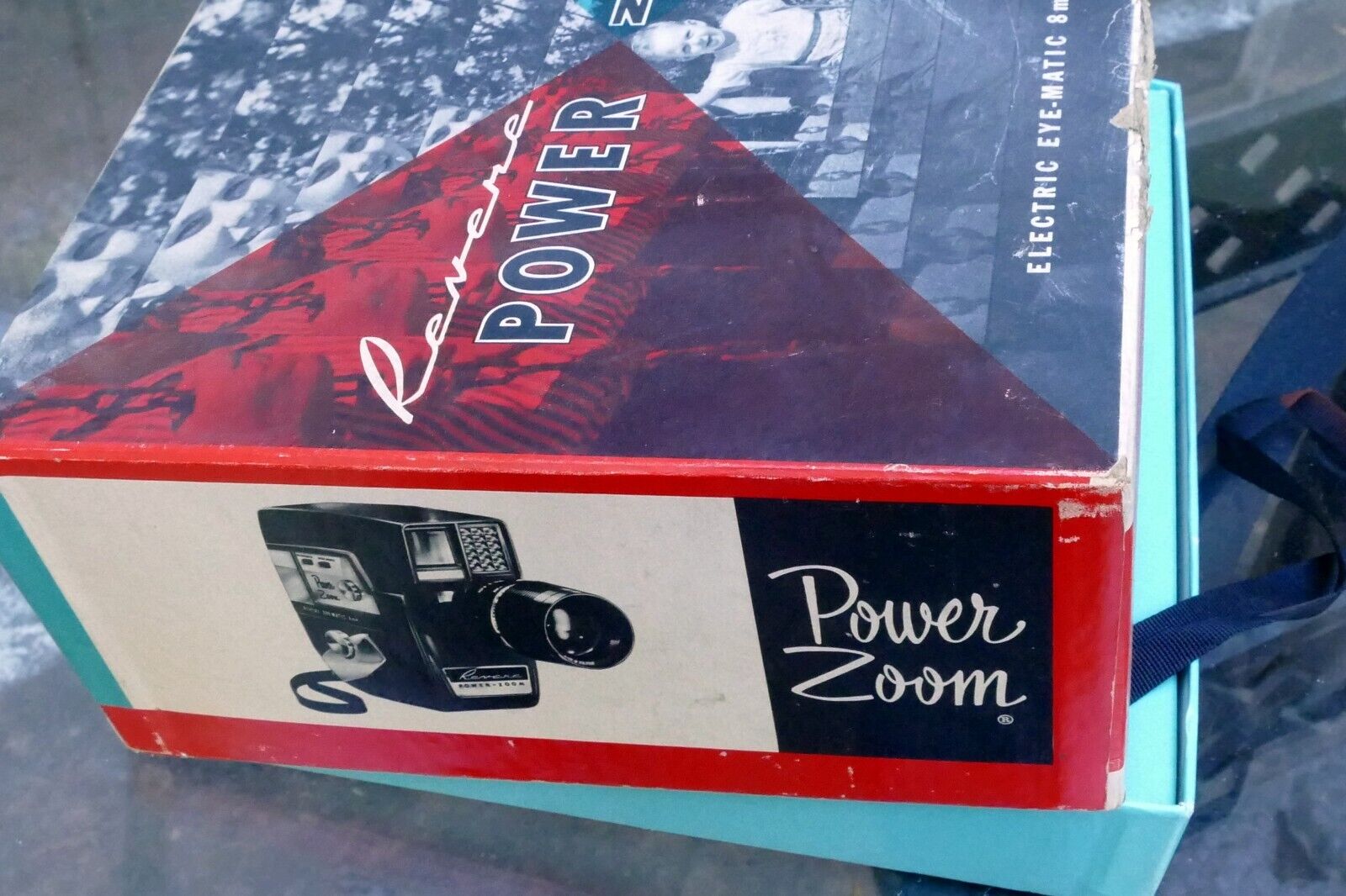 Revere 8 Eye-Matic 8mm Spool Model 143 Power Zoom w/ f1.8 Raptar Lens - AS IS