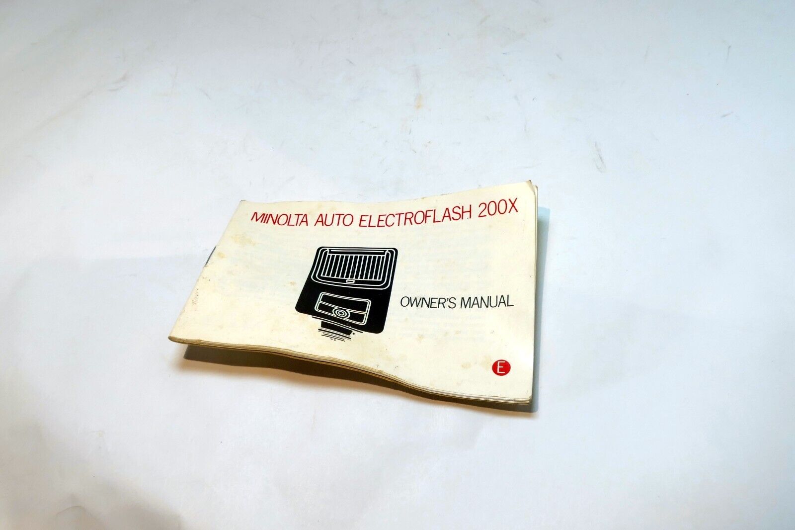 Minolta flash 200X Owner's manual  Instruction Guide E English