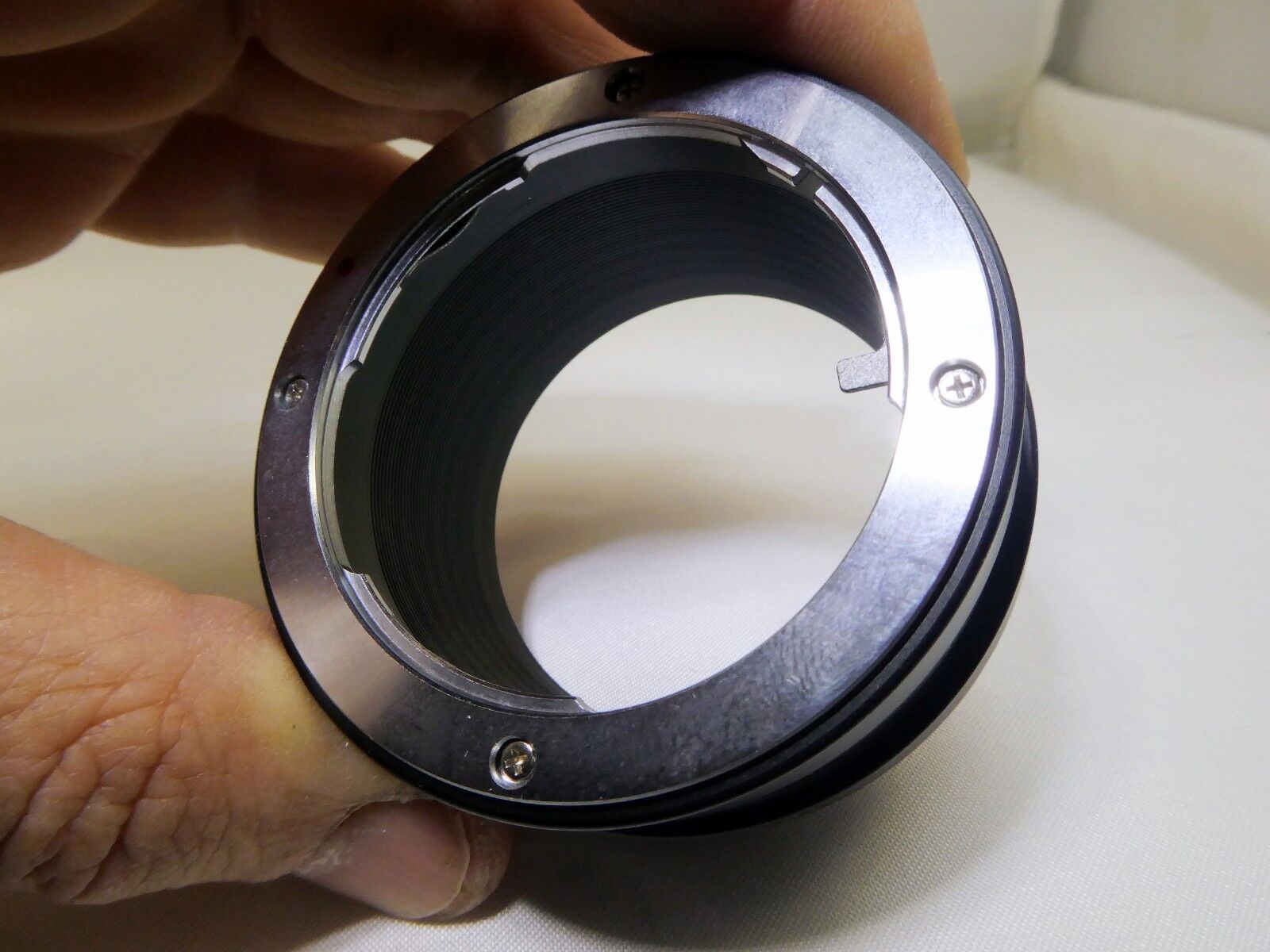 Olympus OM Lens mount adapter to Canon EOS R Full frame Mirrorless Camera