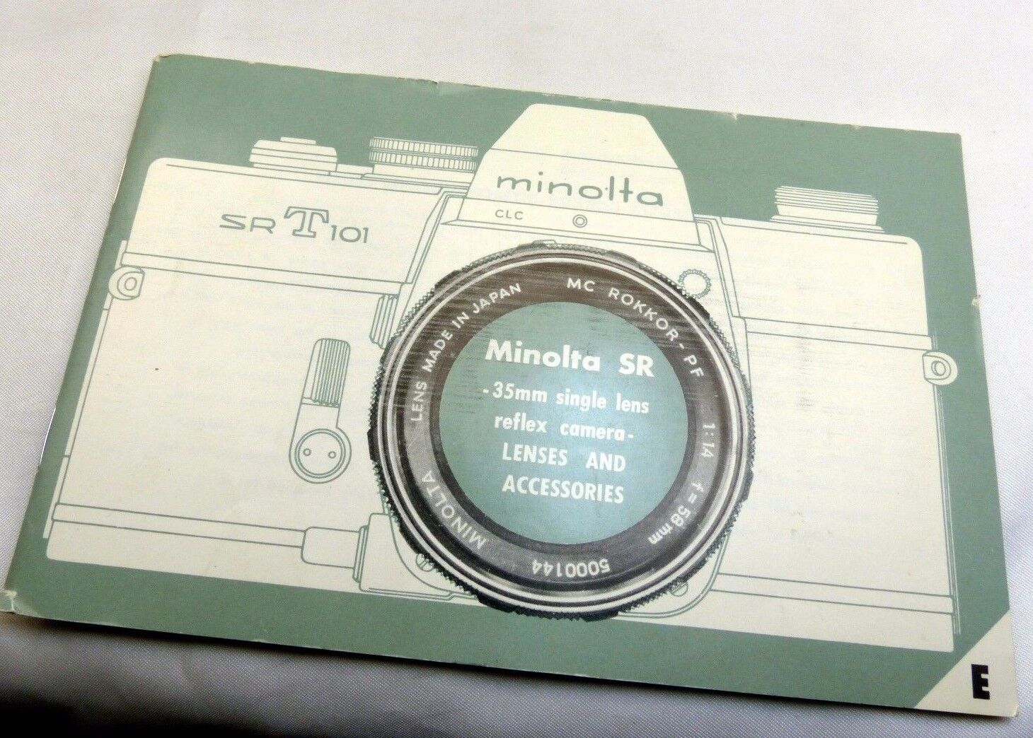 Minolta SRT-101 camera Guide Manual English EN