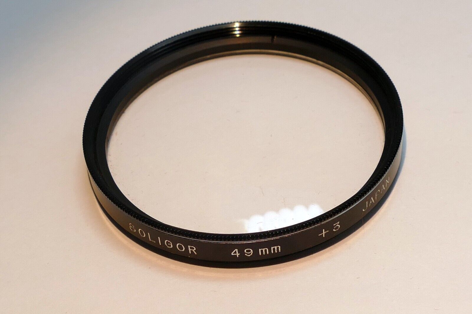 Soligor 49mm Lens Filter +3 Macro close-up lens X 3