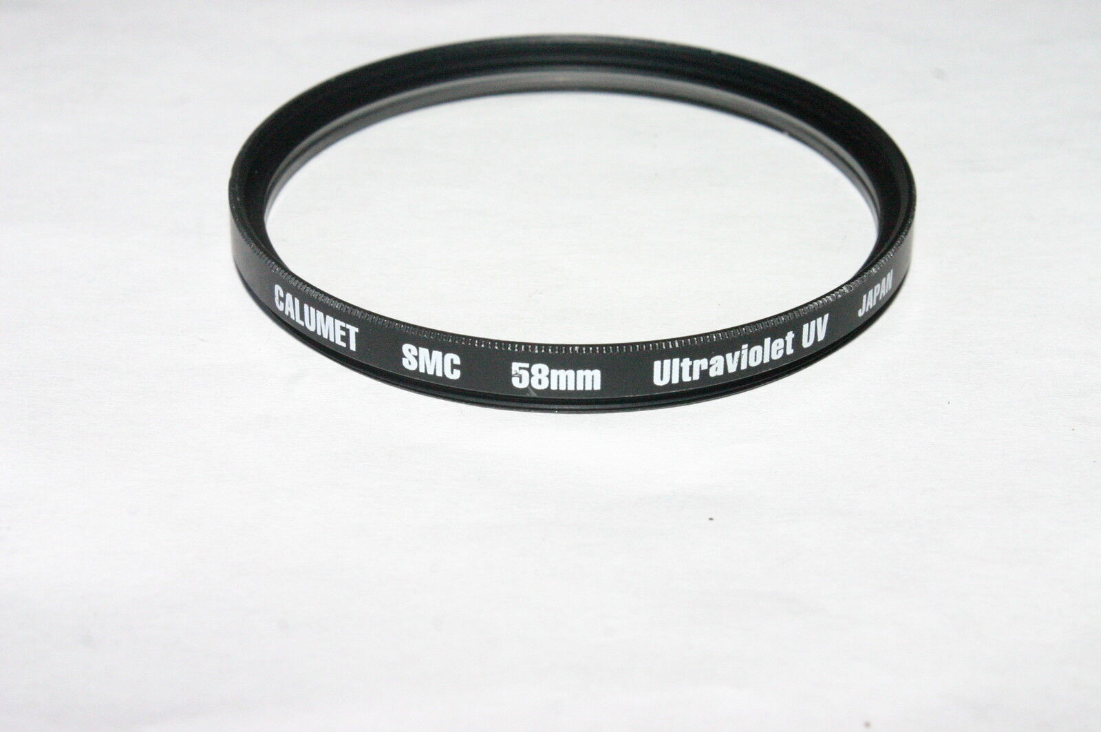 Genuine Calumet SMC 58mm Ultraviolet UV Lens Filter Coated wityh tiny scratch