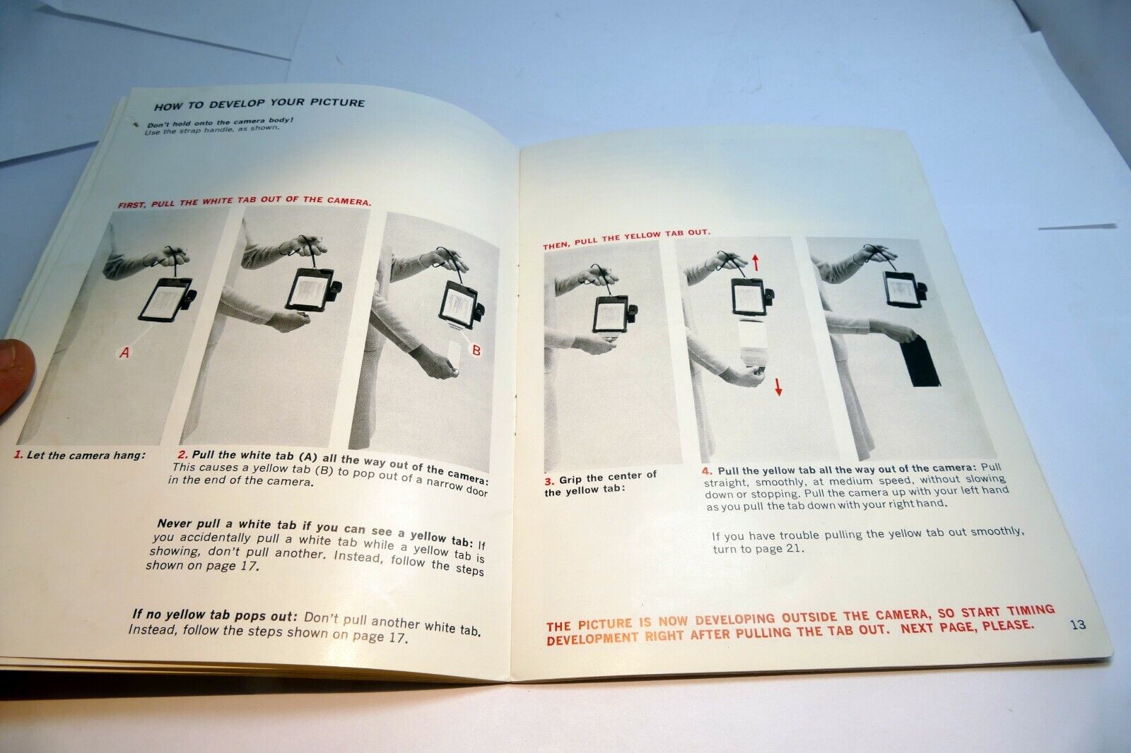 Polaroid Colorpack II  camera Operating Instruction Book Manual Guide