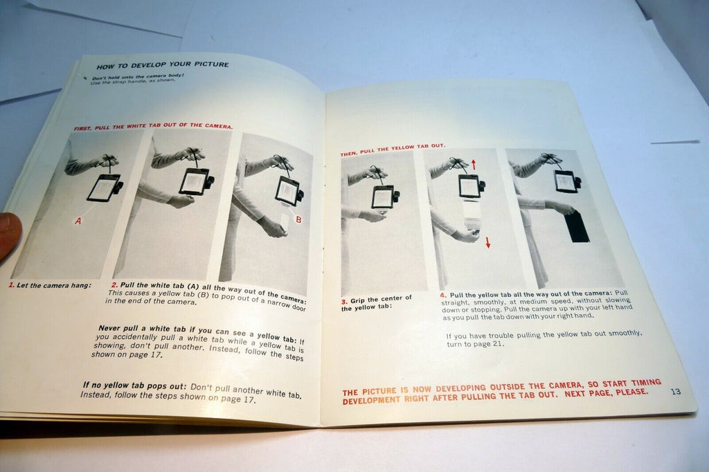 Polaroid Colorpack II  camera Operating Instruction Book Manual Guide