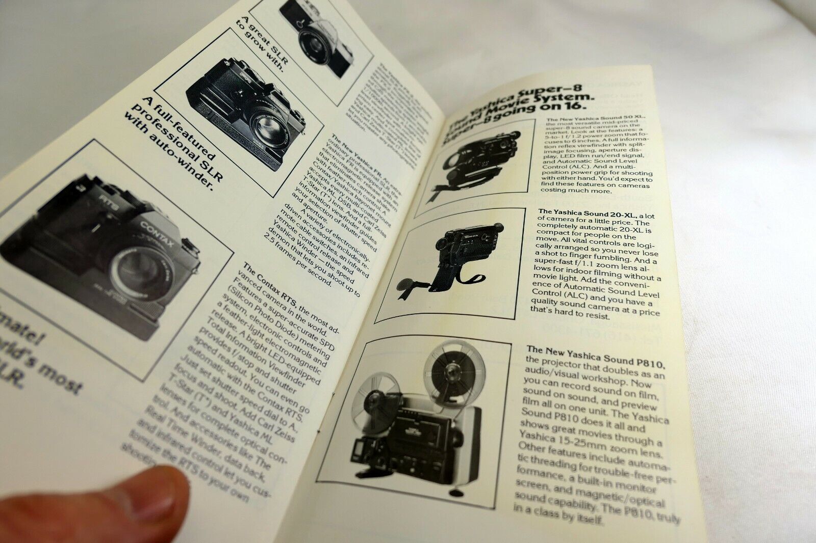 Yashica "how to make better Pictures" Photography camera Guide 1977 FX-2 RTS FR