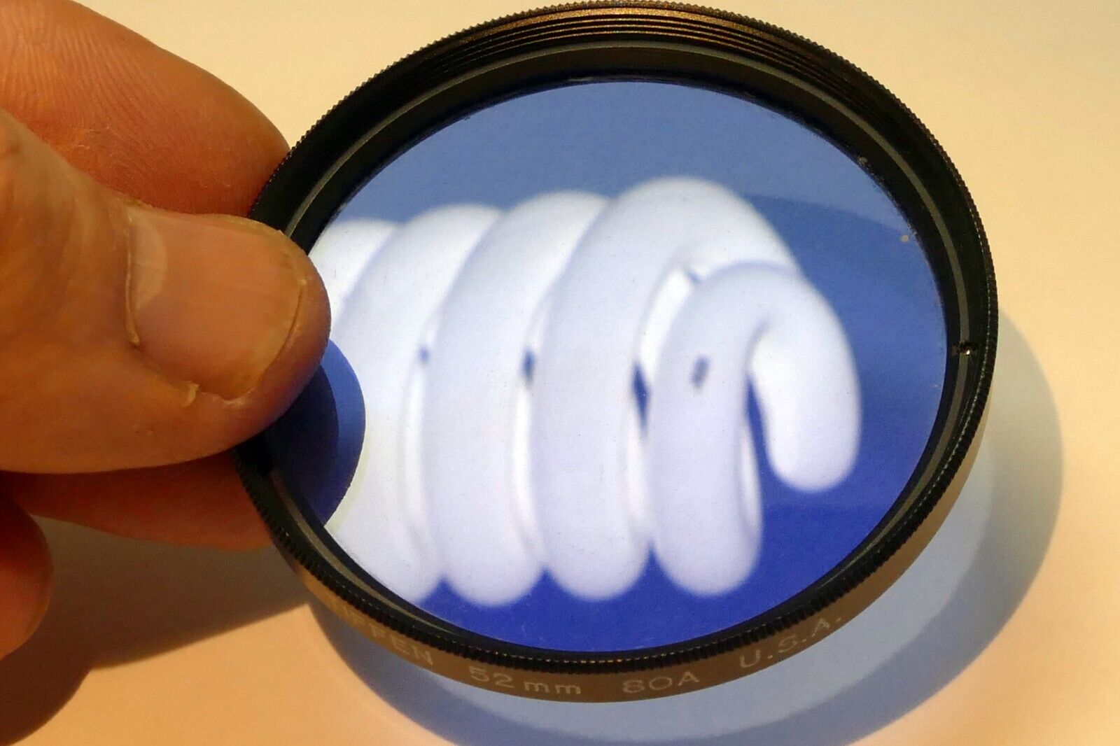 TIFFEN 52mm Filter 80A  made in USA Blue cooling from 3200K to 5500K