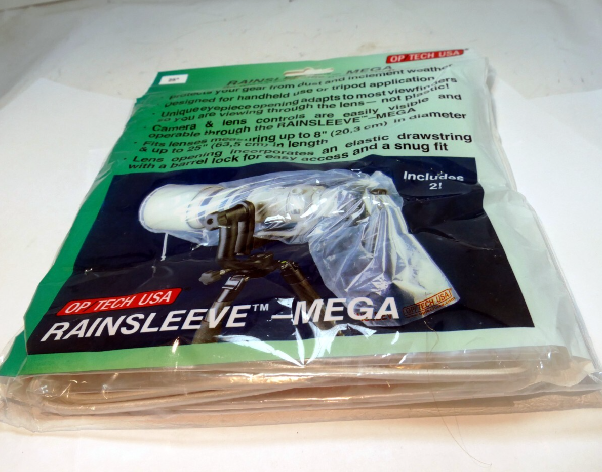 OP/TECH USA 25-inch Rain sleeve for Cameras for 600mm 500mm MEGA long lens