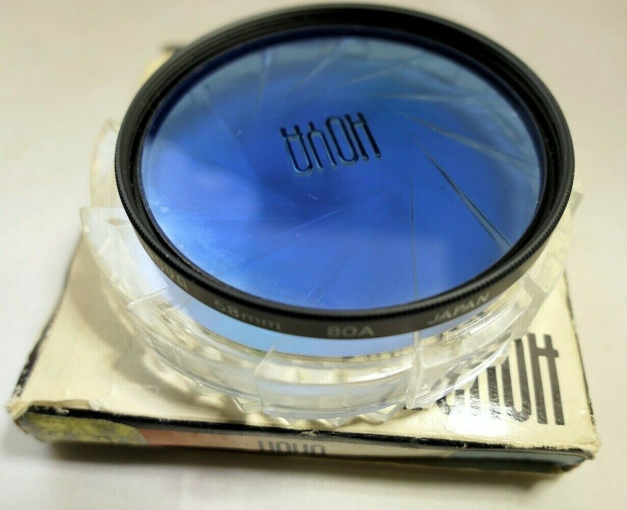 HOYA 58mm 80A Blue  Lens Filter screw in type boxed