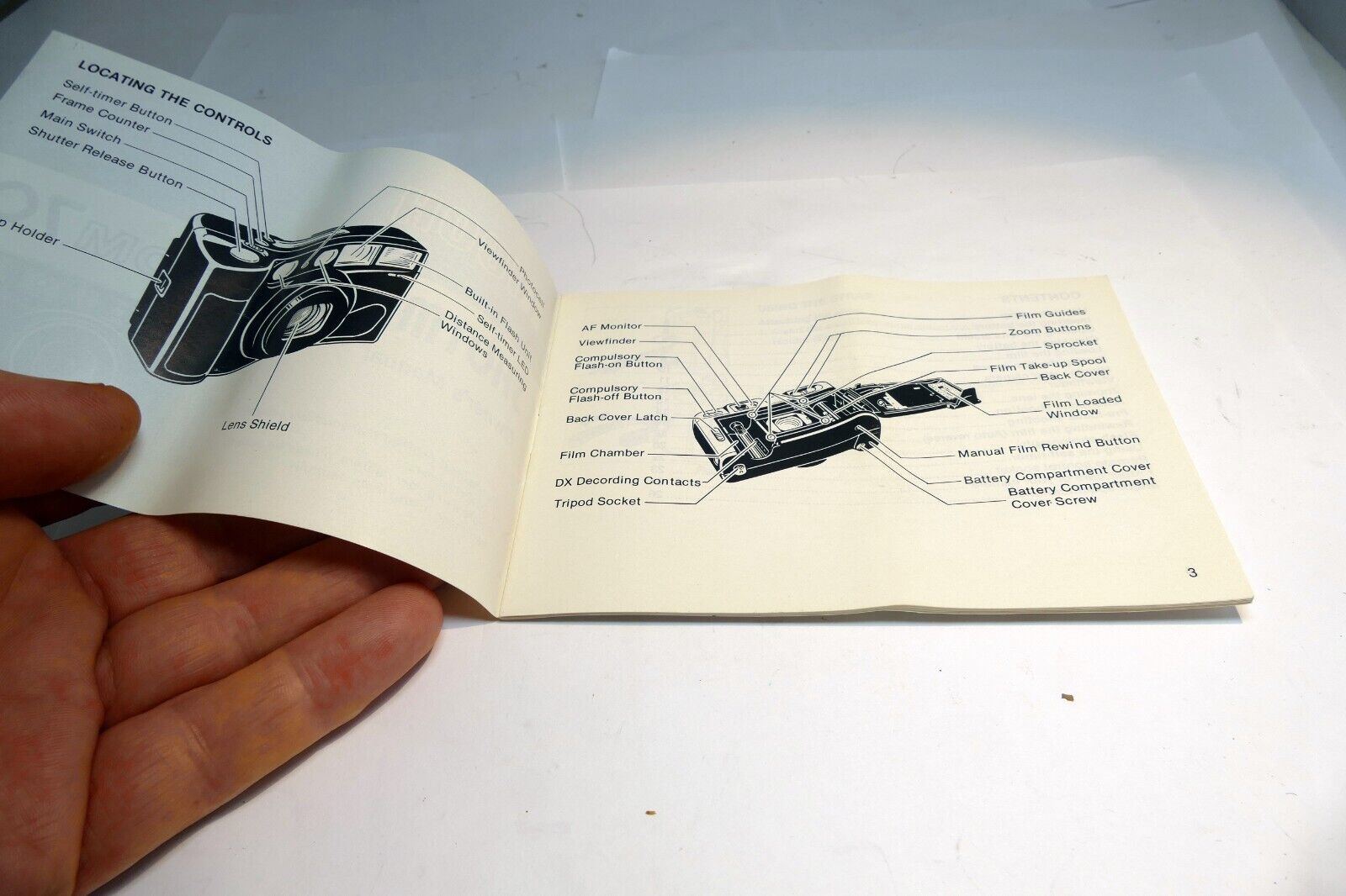 Ricoh Shootmaster Zoom 70  camera Instruction manual owner's guide English EN