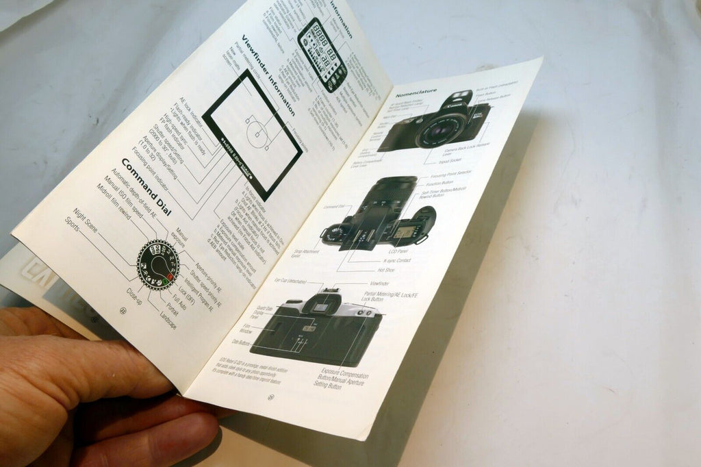 Canon EOS REBEL G 35mm  Camera Brochure Sales Advertisement