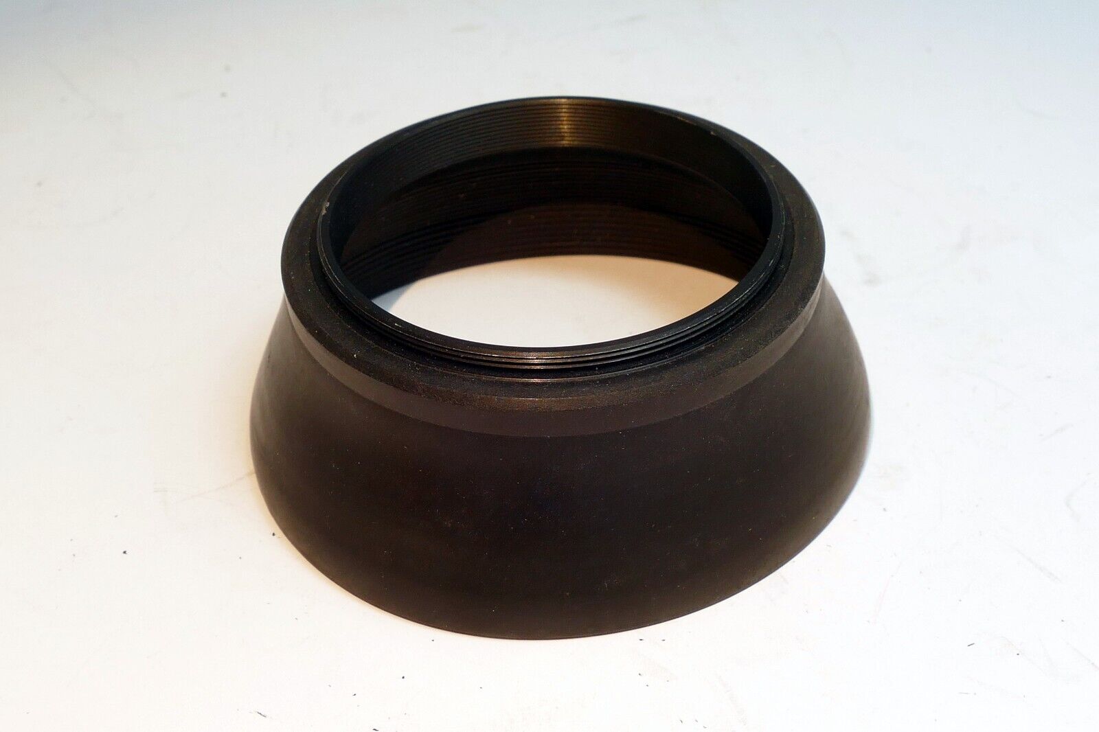 55mm Rubber  Lens Hood Shade single  threaded made in Japan vintage