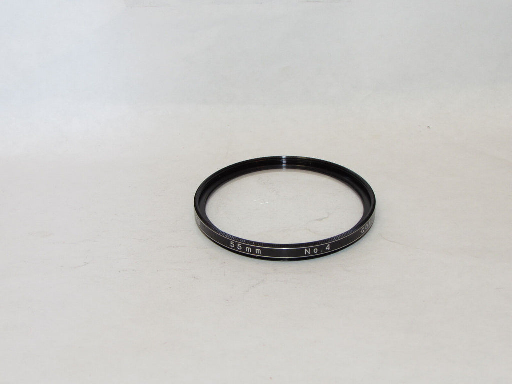 Used Vivitar Coated Close- Up No. + 4 Macro 55mm Lens Filter Made in Japan