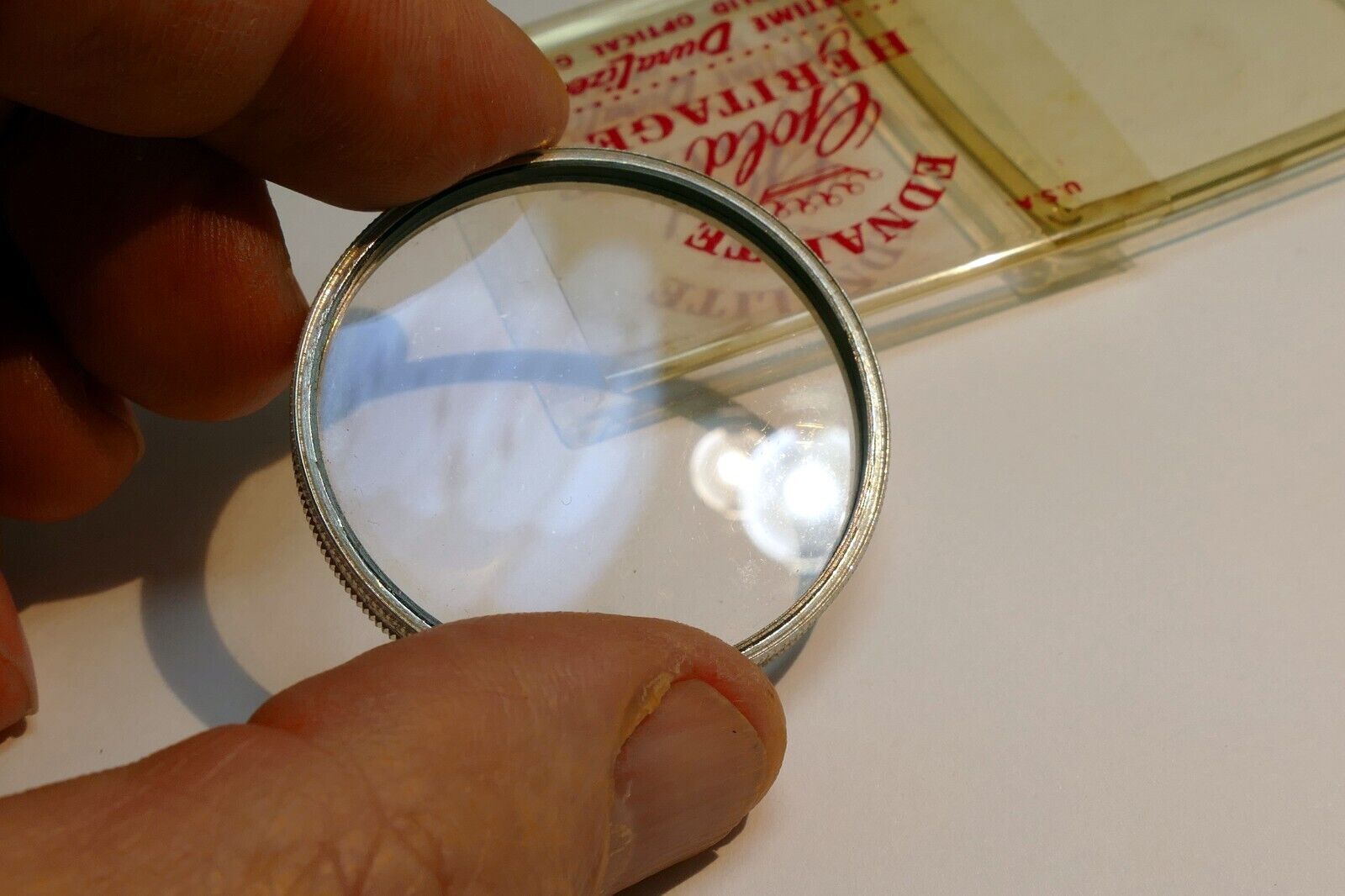 Ednalite Duraklad Portrait +1A  Series # 6 (VI) Lens Filter drop in 41.3mm OD