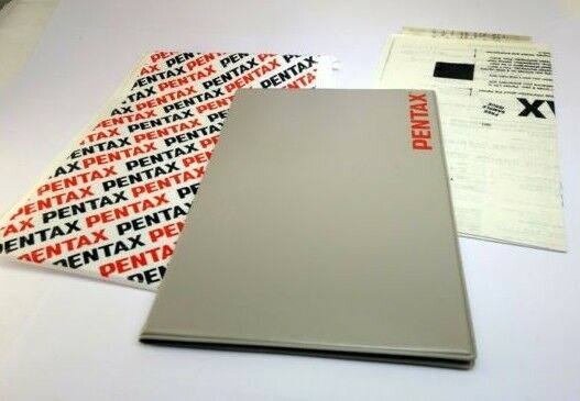 Pentax extended warranty card w/ folder vintage for IQ zoom series camera 1989