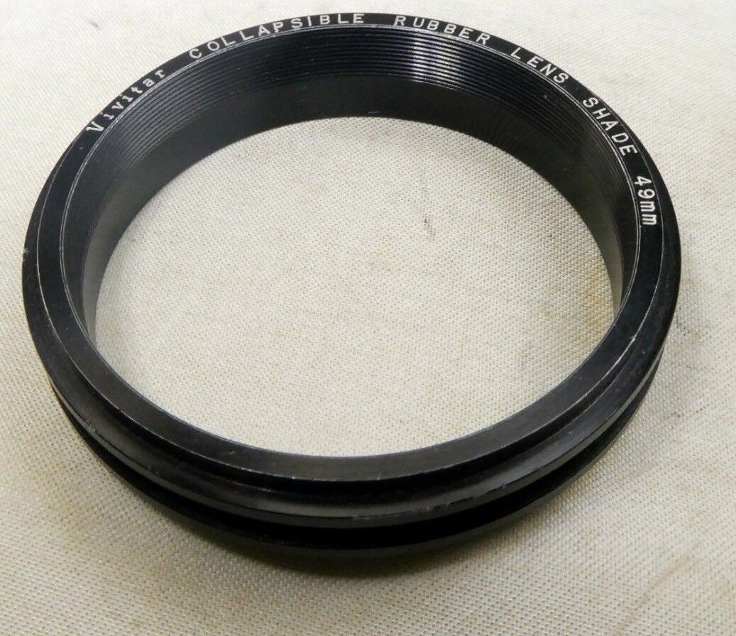 Metal ring from 49mm lens rubber hood (only metal part)
