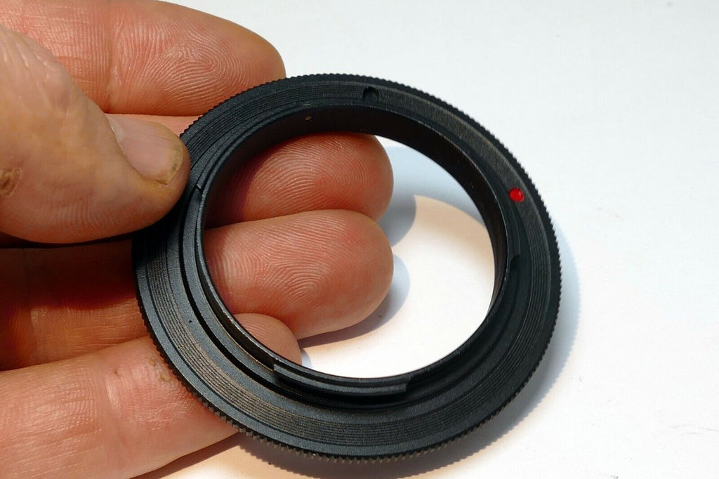 52mm Macro Reverse Adapter Ring for Canon EOS M M2 EF-M mount mirrorless cameras