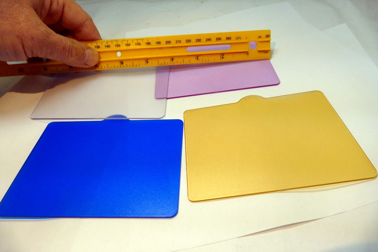 Color Filter Set kit for W160 Video LED Light Lamp 3.5X4.5" Wansen
