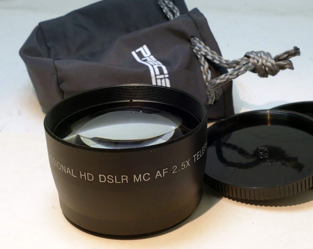 HD  2.5X AUX Telephoto 58mm Lens for 18-55mm IS