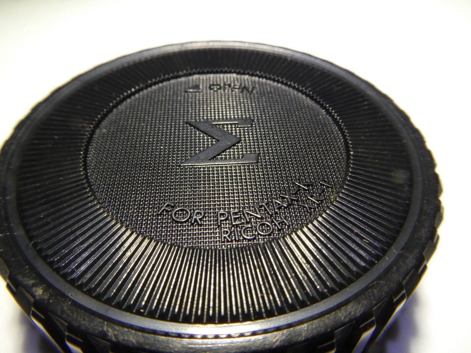Sigma Rear Lens Cap for Pentax K PK KR AF Bayonet Mount
