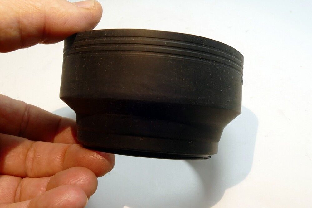 67mm Rubber Lens Hood Shade threaded 3- way telephoto wide angle