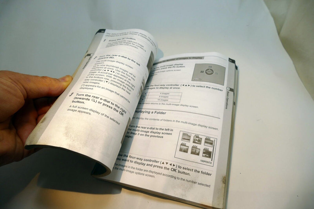 Pentax  K10D Digital Camera Operating Manual Instructions Guide